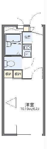 レオパレスKTG(1K/2階)の間取り写真