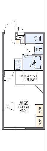 レオパレス寺東第2(1K/2階)の間取り写真