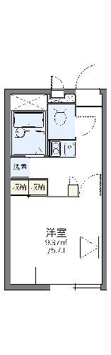 レオパレスNEMOTO(1K/1階)の間取り写真
