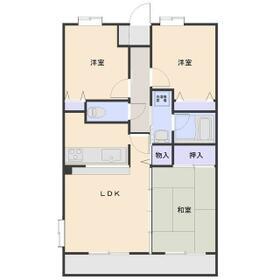 ピースアベニュー192(3LDK/5階)の間取り写真