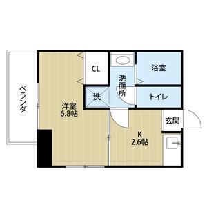 プリミエール小牧新町プリミエールコマキシンマ(1K/1階)の間取り写真