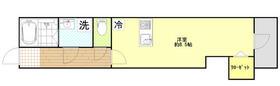 SGクレスト千間台西Ⅰ(1K/3階)の間取り写真