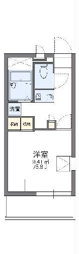 レオパレスMARUTAKA(1K/1階)の間取り写真