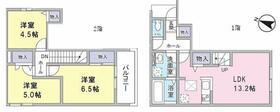 越谷市大沢3丁目AP(3LDK/1階)の間取り写真