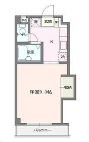 グランデュール麻衣Ⅲ(1K/3階)の間取り写真