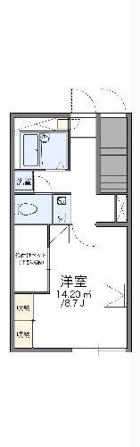 レオパレスMARCHEN(1K/1階)の間取り写真