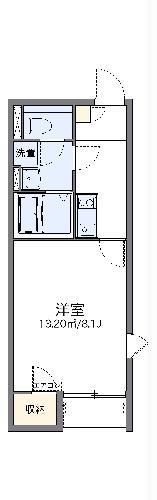 レオネクスト羽生(1K/2階)の間取り写真