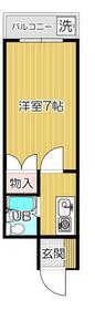 ビューパレス清瀬Ⅱ(1K/1階)の間取り写真