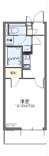 レオネクストコンフォ(1K/2階)の間取り写真
