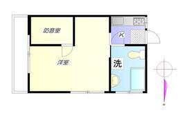 小川コーポ(1SK/2階)の間取り写真