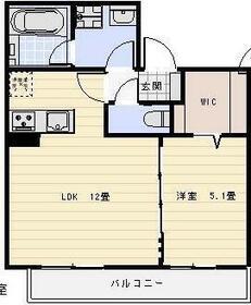 プルミエールD(1LDK/3階)の間取り写真