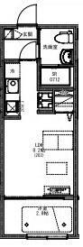KEIAI RESIDENCE 清瀬Ⅳ(1LDK/2階)の間取り写真