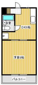 キャンパスみずほⅡ(1DK/3階)の間取り写真