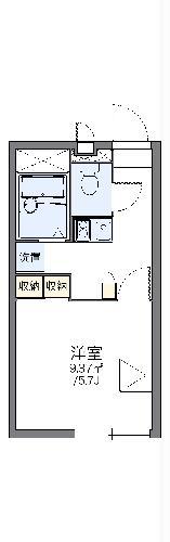 レオパレス源(1K/2階)の間取り写真