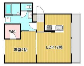 マンション司Ⅰ(1LDK/3階)の間取り写真