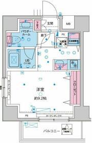 GENOVIA本蓮沼(ワンルーム/2階)の間取り写真
