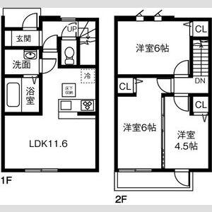 MAISONETTE LAND楽田B