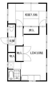 サトウアパート(1LDK/2階)の間取り写真