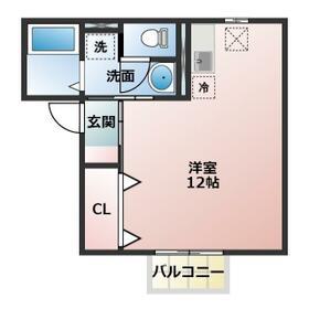 BONHEUR AVENIR(ワンルーム/1階)の間取り写真