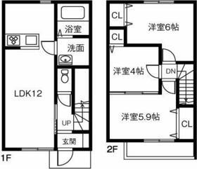 Ｍａｉｓｏｎｅｔｔｅ　ｌａｎｄ　北楠駅Ａ(3LDK)の間取り写真