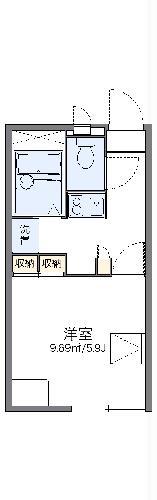 レオパレスコスタモール(1K/2階)の間取り写真