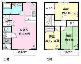 オークウッズ(3LDK)の間取り写真