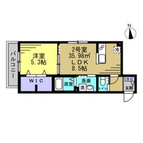 フェニックス南流山(1LDK/3階)の間取り写真