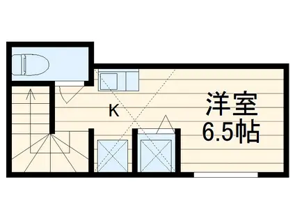 サークルハウス西荻北(ワンルーム/2階)の間取り写真
