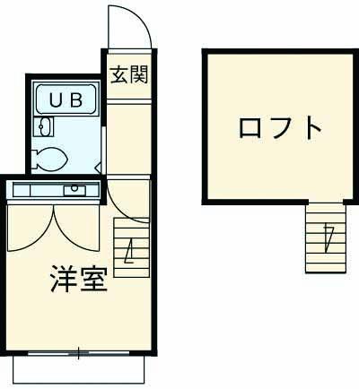 PAM井の頭(ワンルーム/1階)の間取り写真