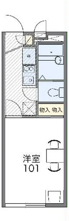 レオパレスカンパネラ 1階階 間取り