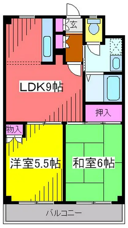 マンションヤマキ 1階階 間取り