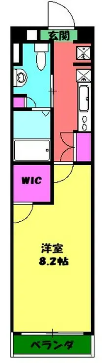 エバーグリーン 3階階 間取り