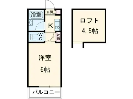 IMG CO-PO 9(1K/2階)の間取り写真