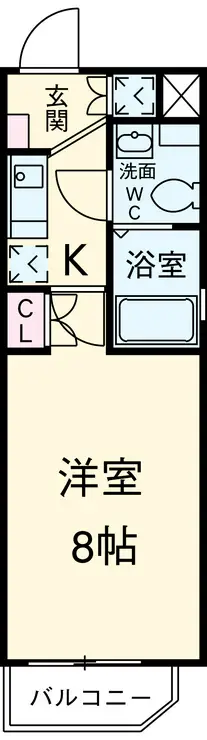 グランフォース綾瀬 8階階 間取り