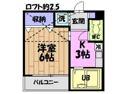 BCASA MACHIDA(1K/1階)の間取り写真