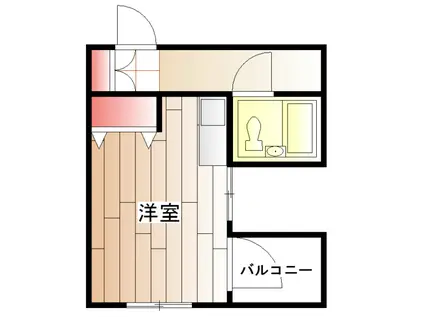 エムズ相模原(ワンルーム/3階)の間取り写真