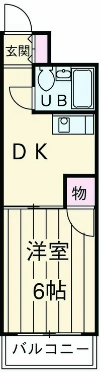 サンハイツ 子安 2階階 間取り