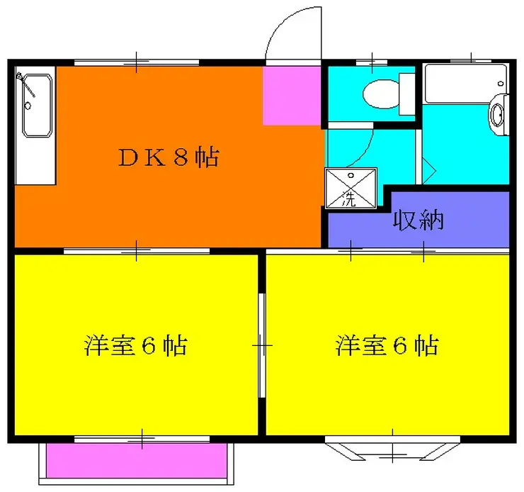 ホワイトハイム 1階階 間取り