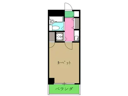 ライオンズマンション八王子第3(1K/3階)の間取り写真