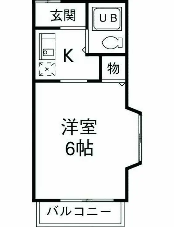 スパークルシティ 2階階 間取り