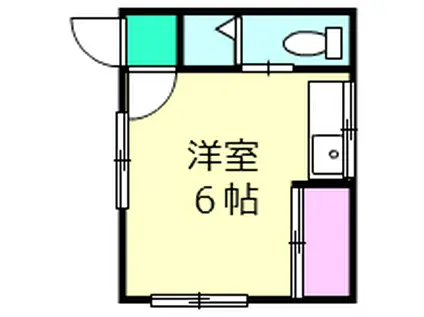 CARA APT(ワンルーム/2階)の間取り写真