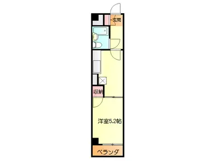 NICハイム横須賀中央第2(1DK/1階)の間取り写真