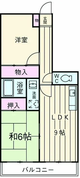 テラスサイド浦和 2階階 間取り