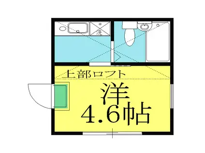 レユシール青砥(1K/1階)の間取り写真