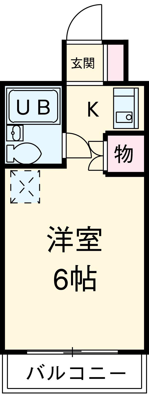 パークアベニュー京光(1K/4階)の間取り写真