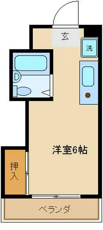 本町ハイツ 3階階 間取り