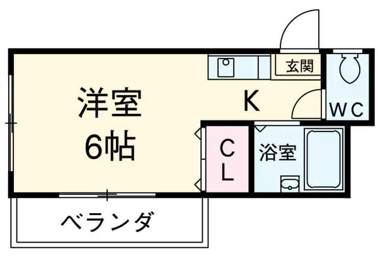 K.M.KOKUBUNJI 3階階 間取り