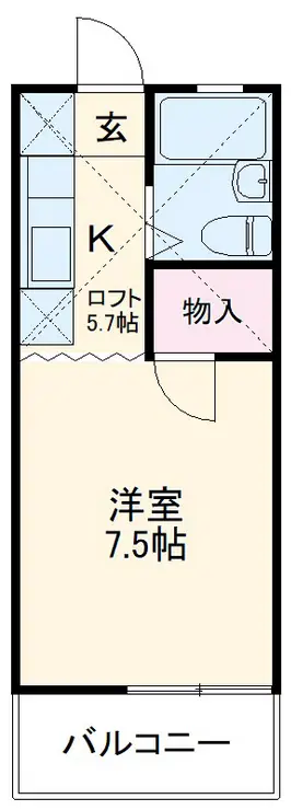 ハビテーションシルク 2階階 間取り