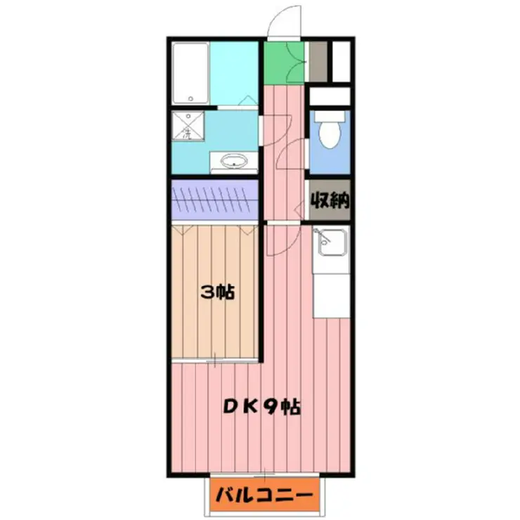 ジャルディネット 3階階 間取り