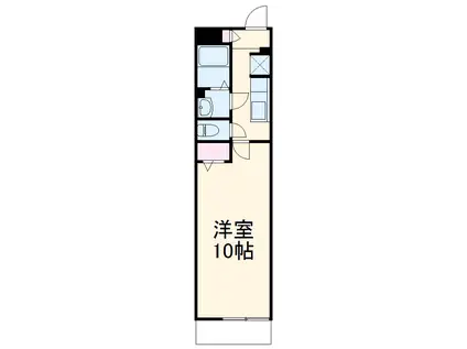 リブリ・ピース&ウエルネス(1K/2階)の間取り写真